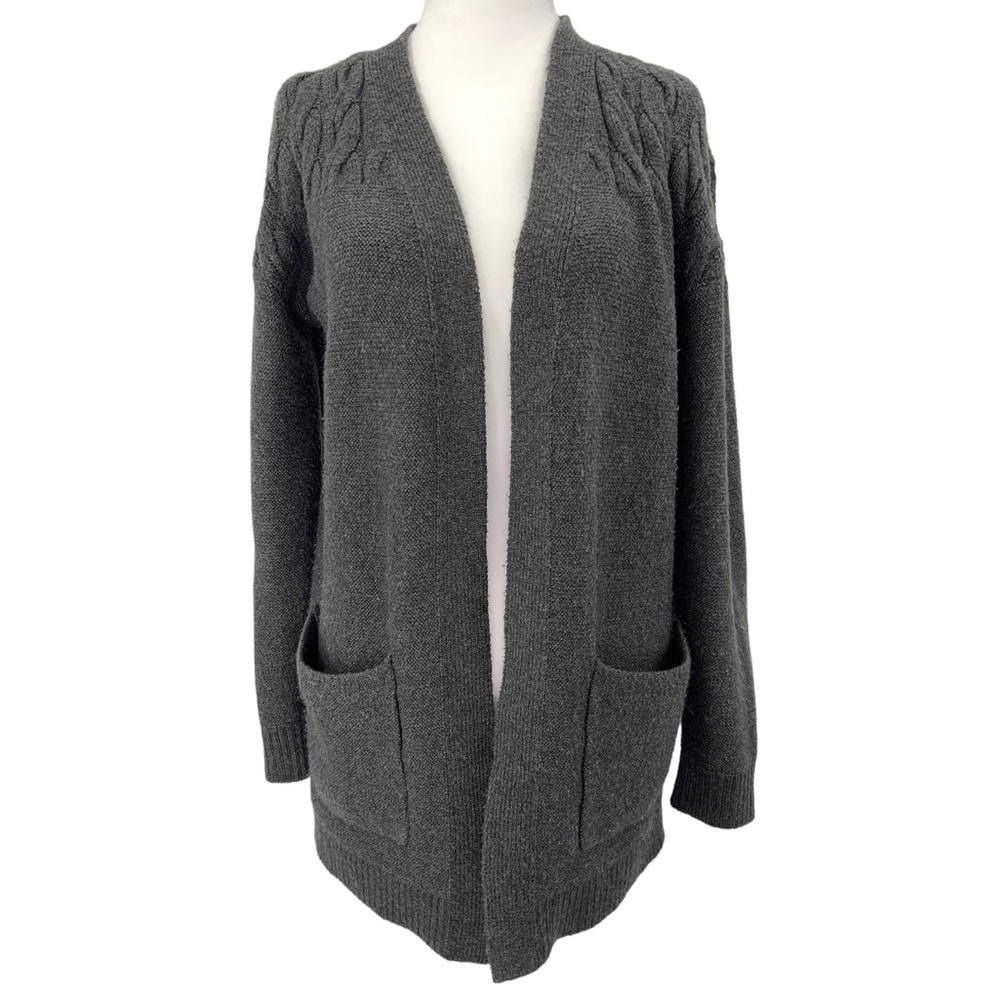 Lucky Brand Grey Cardigan with Pockets A8